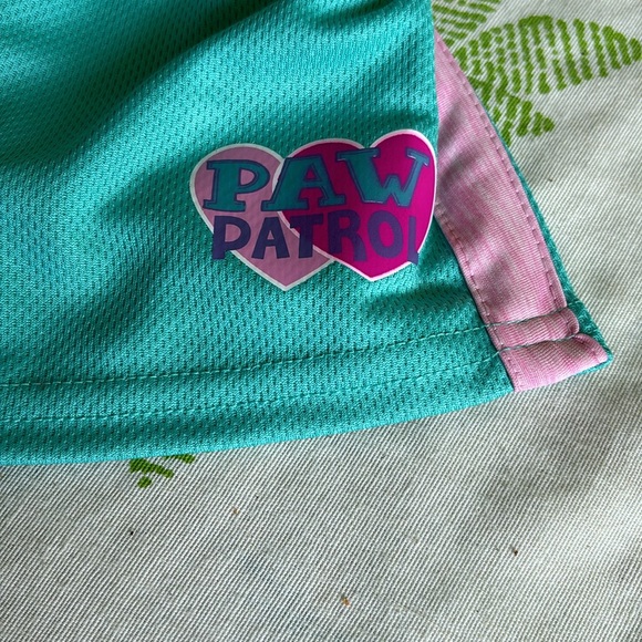 NWT Nickelodeon Paw Patrol Shorts Set Pink SS Tee Green Shorts 12M Pawsome Dogs - Picture 9 of 16